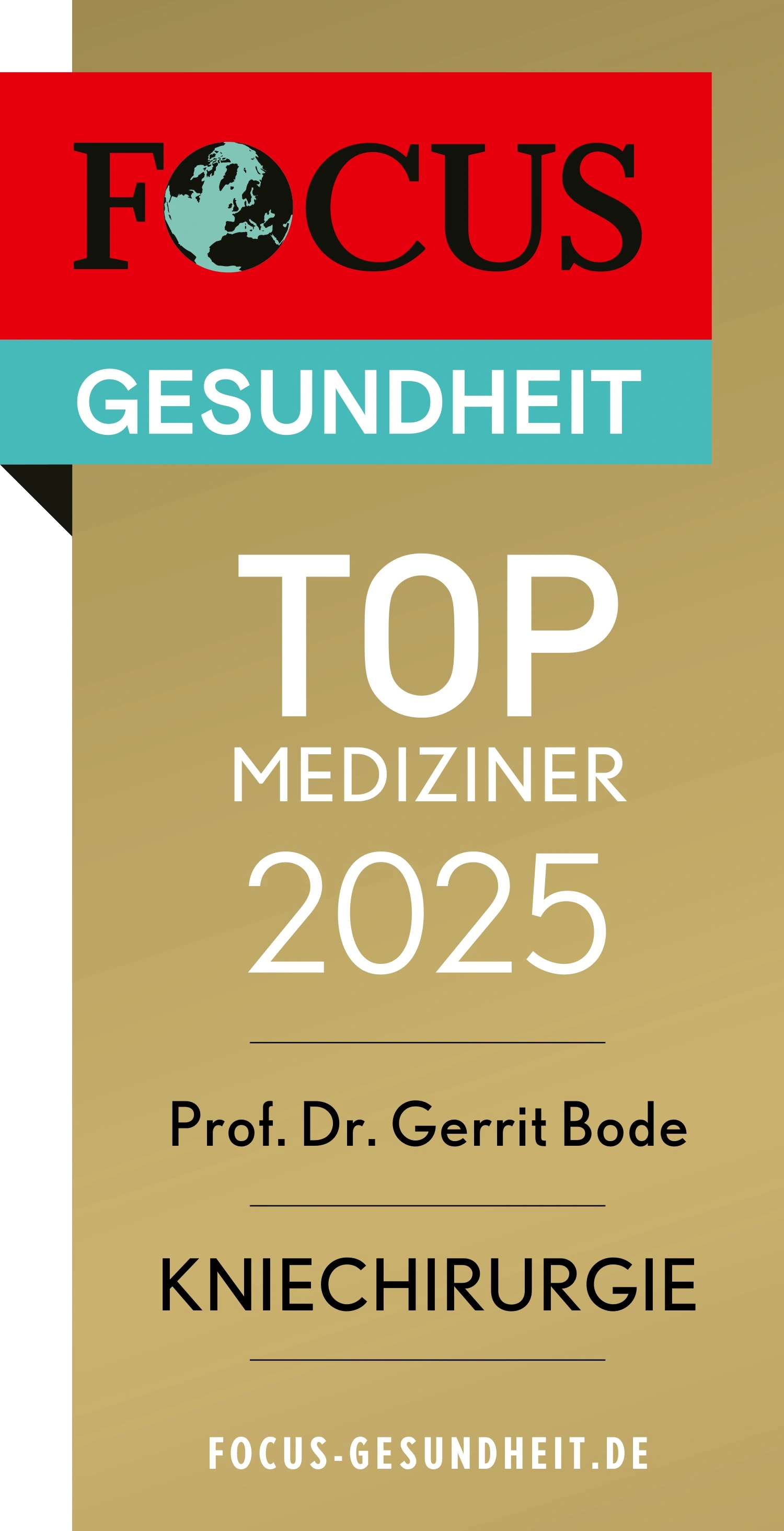 Auszeichnung Dr. Bode